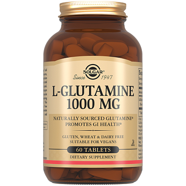 Купить Solgar L-Глутамин 1000 мг 60 шт таблетки