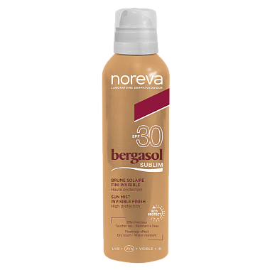 Купить Noreva Bergasol Sublim SPF 50 150 мл спрей солнцезащитный лосьон-мист