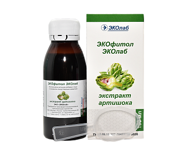 Купить Экофитол Эколаб экстракт артишока 100 мл 1 шт флакон с мерной ложкой