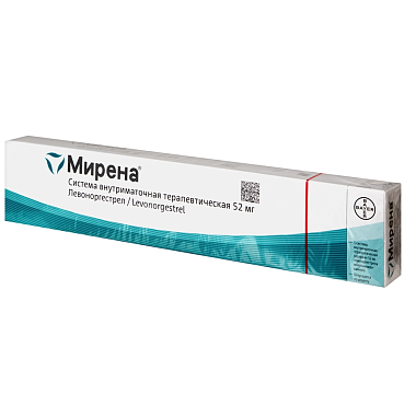 Купить Мирена 52 мг 1 шт система внутриматочная терапевтическая (спираль)