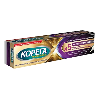 Купить Корега 40 г крем для фиксации зубных протезов комплексная защита