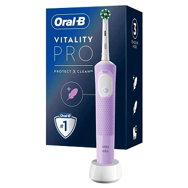 Купить Oral-B Vitality Pro D103.413.3 зубная щетка электрическая тип 3708 цвет белый + зарядное устройство