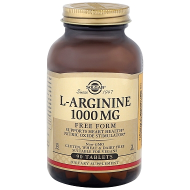 Купить Solgar L-Аргинина 1000 мг 90 шт таблетки