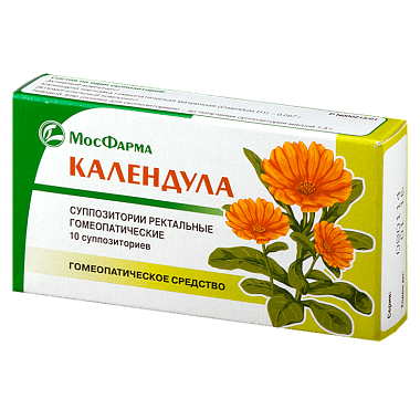 Купить Календула 10 шт суппозитории ректальные гомеопатические