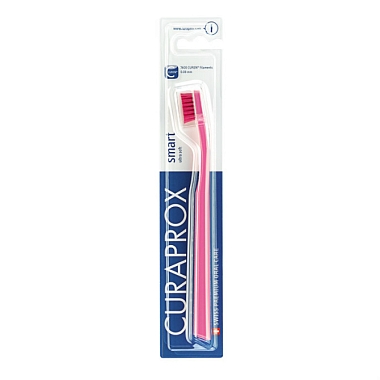 Купить Curaprox Smart Ultrasoft щетка зубная розовая