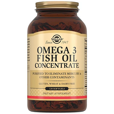 Купить Solgar Концентрат рыбьего жира Омега-3 120 шт капсулы