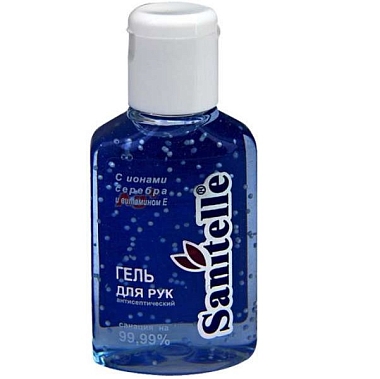 Купить Sanitelle 50 мл гель для рук антисептический с витамином Е и ионами серебра