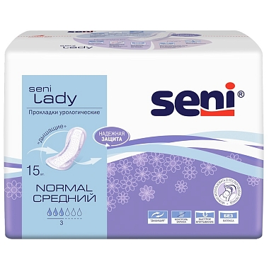Купить Seni Lady Normal 15 шт прокладки урологические