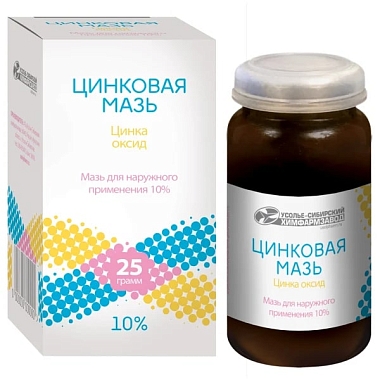 Купить Цинковая 10% 25 г мазь