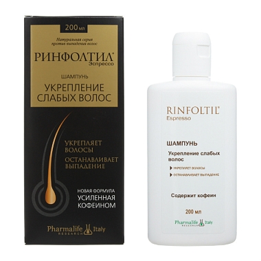 Купить Ринфолтил Кофеин шампунь 200мл актив ест.рост, укреп слабых