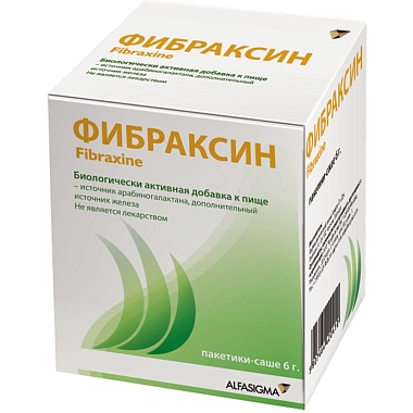 Купить Фибраксин 6 г 15 шт саше-пакеты