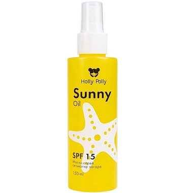 Купить Holly Polly Sunny SPF 15 150 мл масло-спрей активатор загара
