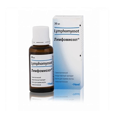 Купить Лимфомиозот 30 мл капли для приема внутрь гомеопатические