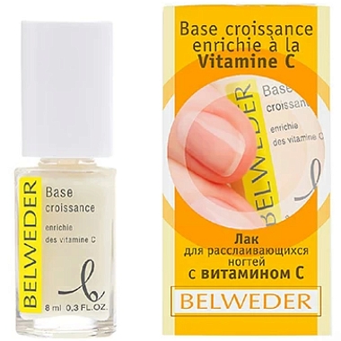 Купить Belweder 8 мл лак для расслаивающихся ногтей с витамином С