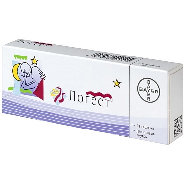 Купить Логест 21 шт таблетки покрытые оболочкой
