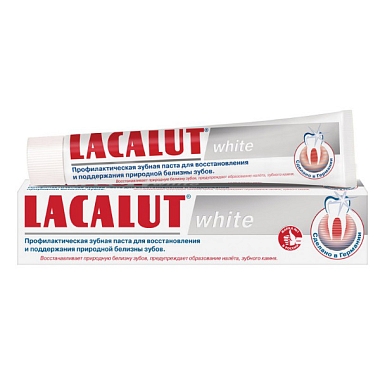 Купить Lacalut White 50 мл паста зубная