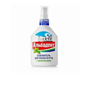 Купить Альбадент 35 мл освежитель для полости рта мята
