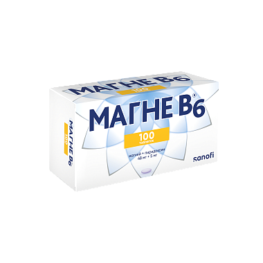 Купить Магне В6 100 шт таблетки покрытые оболочкой