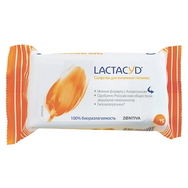Купить Lactacyd 15 шт салфетки для интимной гигиены