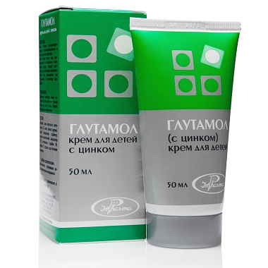 Купить Глутамол 50 мл крем для детей с цинком