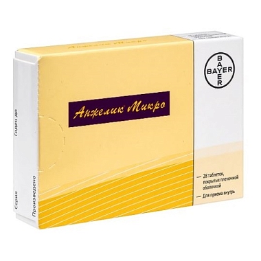 Купить Анжелик Микро 28 шт таблетки покрытые пленочной оболочкой