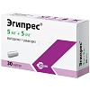 Купить Эгипрес 5 мг + 5 мг 30 шт капсулы