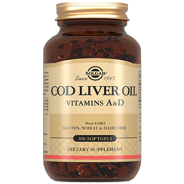 Купить Solgar Жир из печени трески 100 шт капсулы