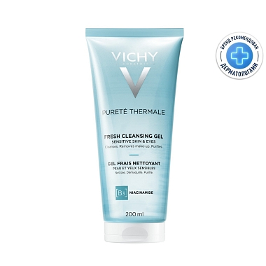 Купить Vichy Purete Thermale 200 мл гель для лица очищающий освежающий