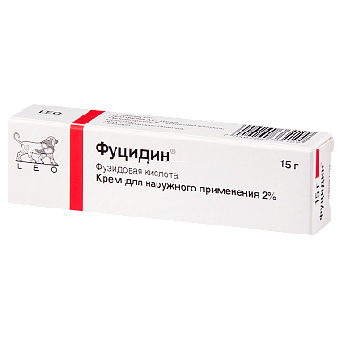 Купить Фуцидин 2% 15 г крем для наружного применения