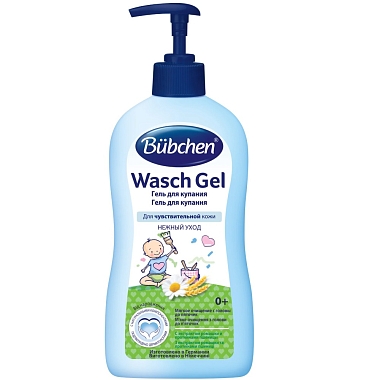 Купить Bubchen 400 мл гель для купания нежный уход