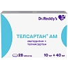 Купить Телсартан АМ 10 мг + 40 мг 28 шт таблетки