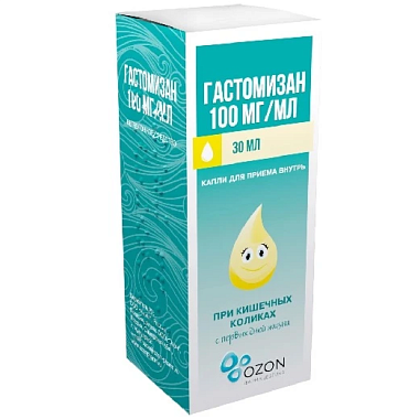 Купить Гастомизан 100 мг / мл 30 мл капли для приема внутрь флакон