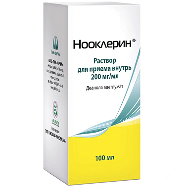 Купить Нооклерин 20% 100 мл 1 шт раствор для приема внутрь флакон
