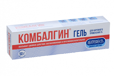 Купить Комбалгин 50 г гель для наружного применения