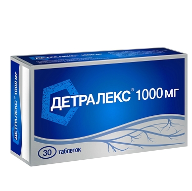 Купить Детралекс 1000 мг 30 шт таблетки покрытые пленочной оболочкой