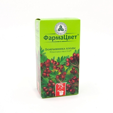 Купить Боярышник плоды 75 г пачка