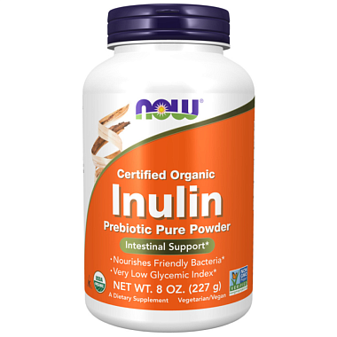 Купить Now Foods Инулин-пребиотик 227 г порошок
