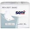 Купить Seni Soft Basic 30 шт пеленки 60 см х 90 см 2 капли