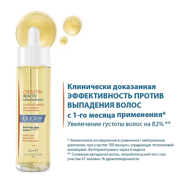 Купить Ducray Creastim 60 мл лосьон против выпадения волос
