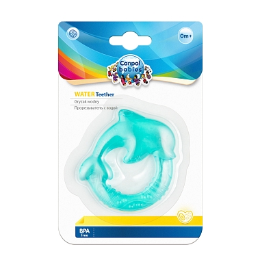 Купить Canpol babies 1 шт прорезыватель для зубов водный охлаждающий дельфин зеленый 0+