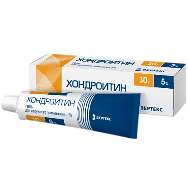 Купить Хондроитин-Вертекс 5 % 30 г гель для наружного применения