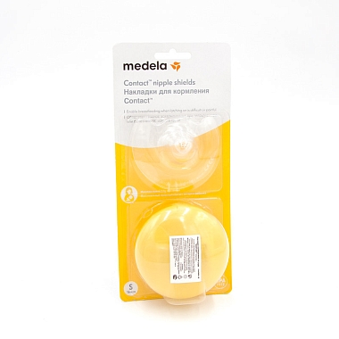 Купить Medela Contact 2 шт накладка на грудь силиконовая размер S