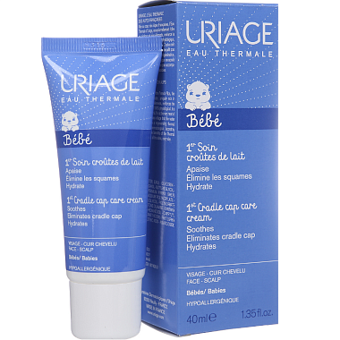Купить Uriage Bebe 40 мл крем для кожи головы детей от молочных корочек
