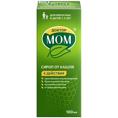 Купить Доктор Мом 100 мл сироп