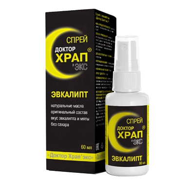 Купить Доктор Храп-Экс 60 мл спрей эвкалипт