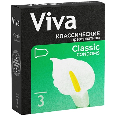Купить Viva Classic 3 шт презервативы классические