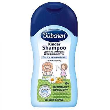 Купить Bubchen 400 мл шампунь детский нежный уход 0+
