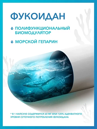 Купить Доктор Море Альгавир-Фукоидан 100 мг 30 шт капсулы