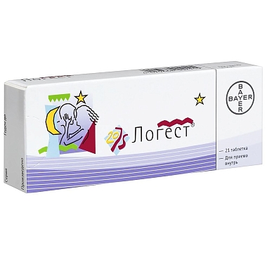 Купить Логест 21 шт таблетки покрытые оболочкой