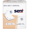 Купить Seni Soft Normal 10 шт пеленки 60 см х 90 см 3 капли